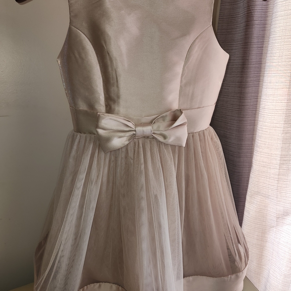Speechless Champagne Kids Formal Dress - Picture 3 of 4